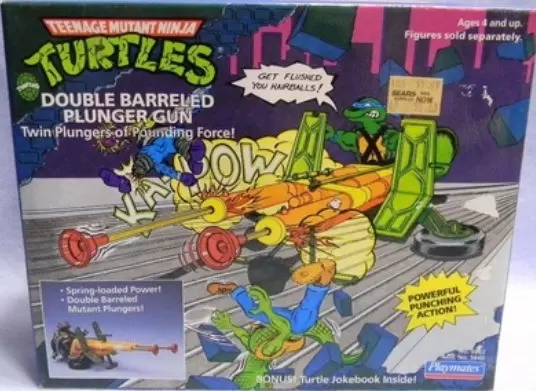 Les Tortues Ninja (1988 à 1997) - Double Barreled Plunger Gun