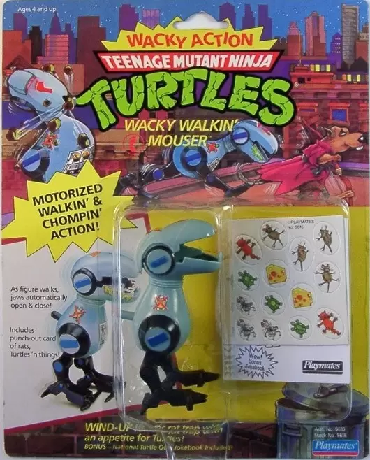 Les Tortues Ninja (1988 à 1997) - Wacky Action (Wacky Walkin\' Mouser)