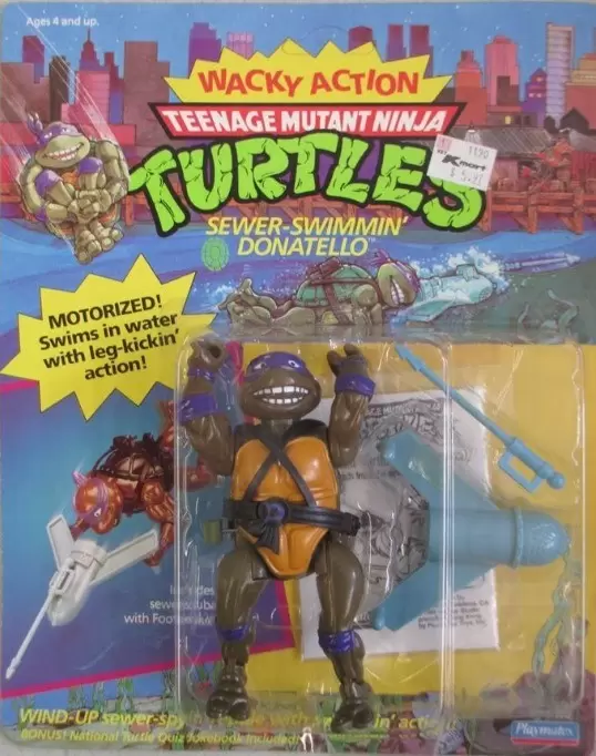 Les Tortues Ninja (1988 à 1997) - Wacky Action (Sewer Swimmin’ Donatello)