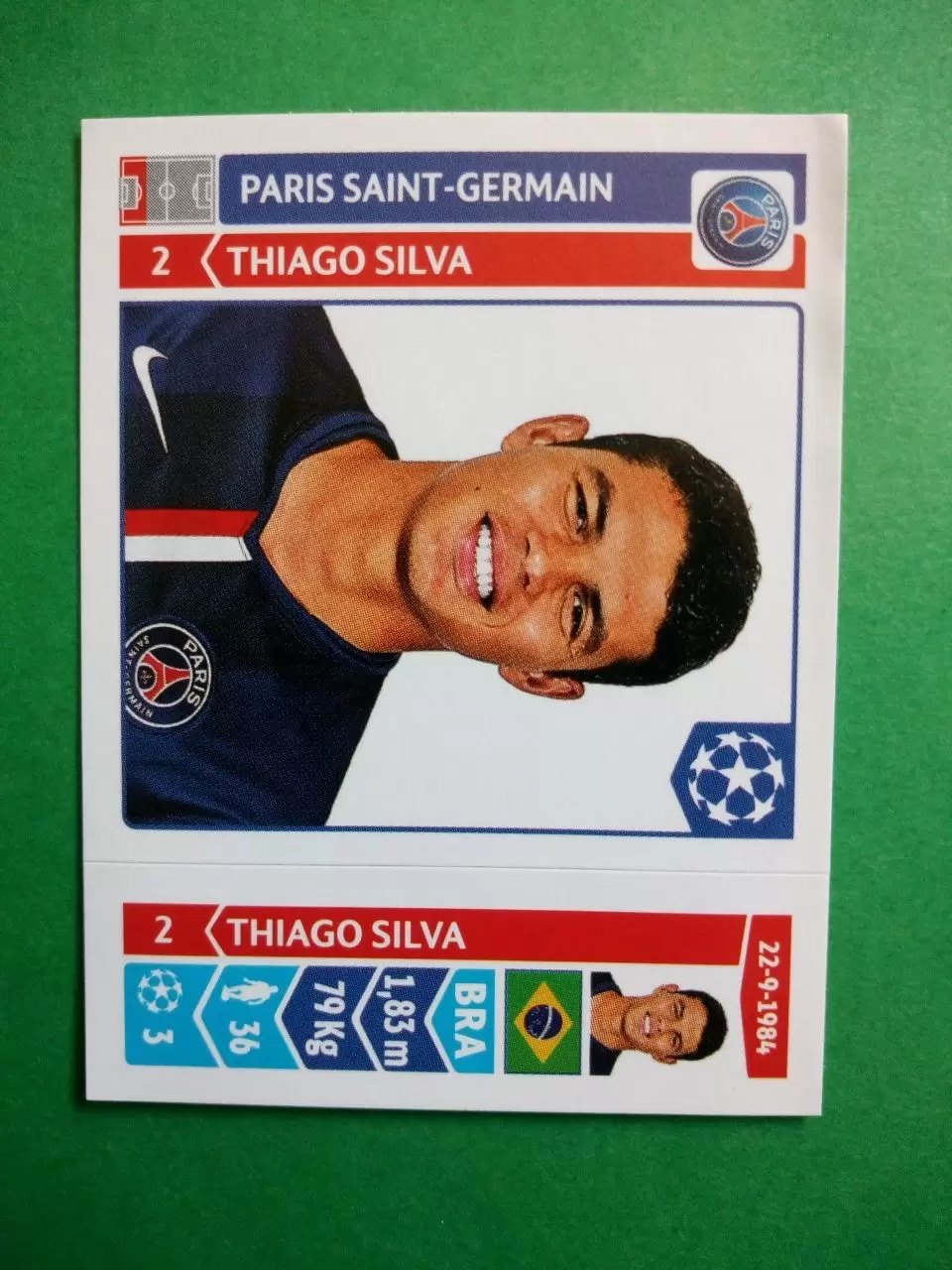 UEFA Champions League 2014-2015 - Thiago Silva - Paris Saint-Germain FC