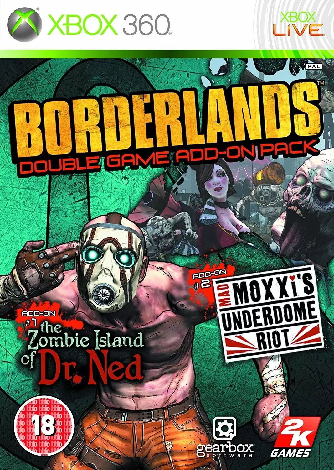 Jeux XBOX 360 - Borderlands: The Zombie Island of Dr. Ned