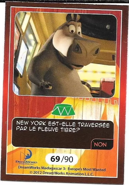 Le Collector Madagascar 3 (CORA / Match) - GLORIA - Question 4