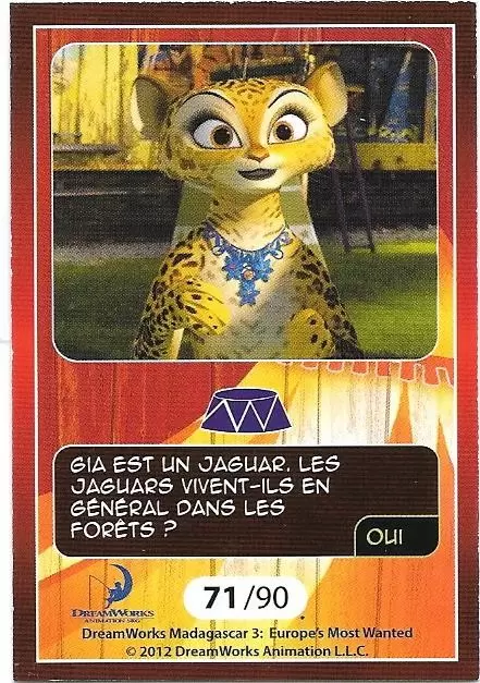 Le Collector Madagascar 3 (CORA / Match) - GIA - Question 3