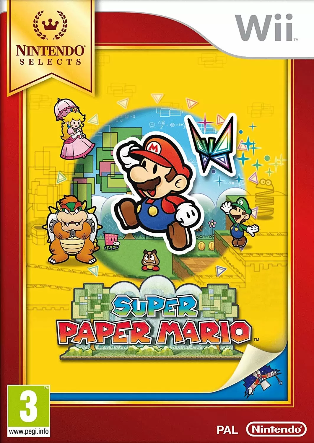 Jeux Nintendo Wii - Super Paper Mario - Nintendo Selects