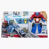 Optimus Prime Race Track Trailer