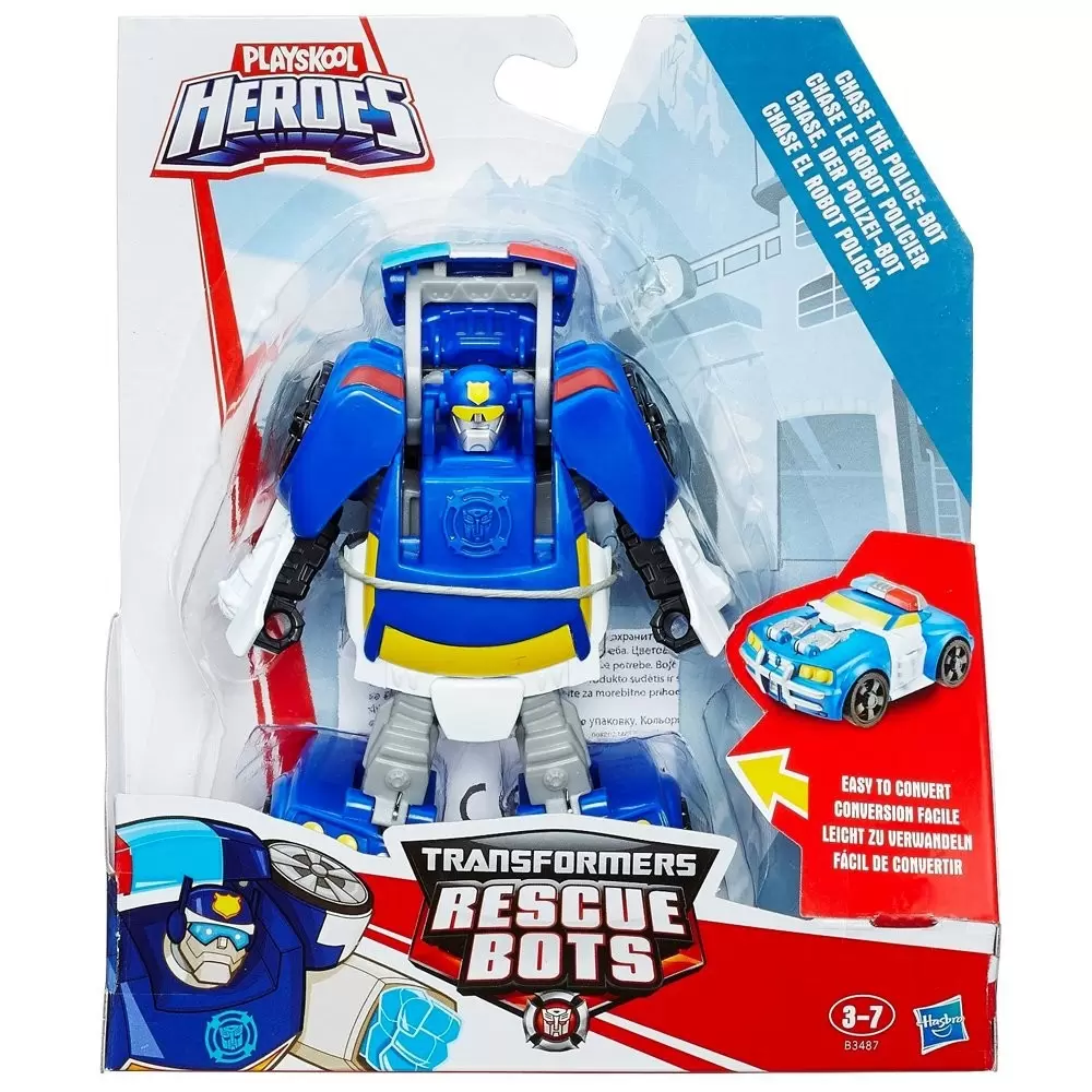 Transformers Rescue Bots - Chase The Police-Bot
