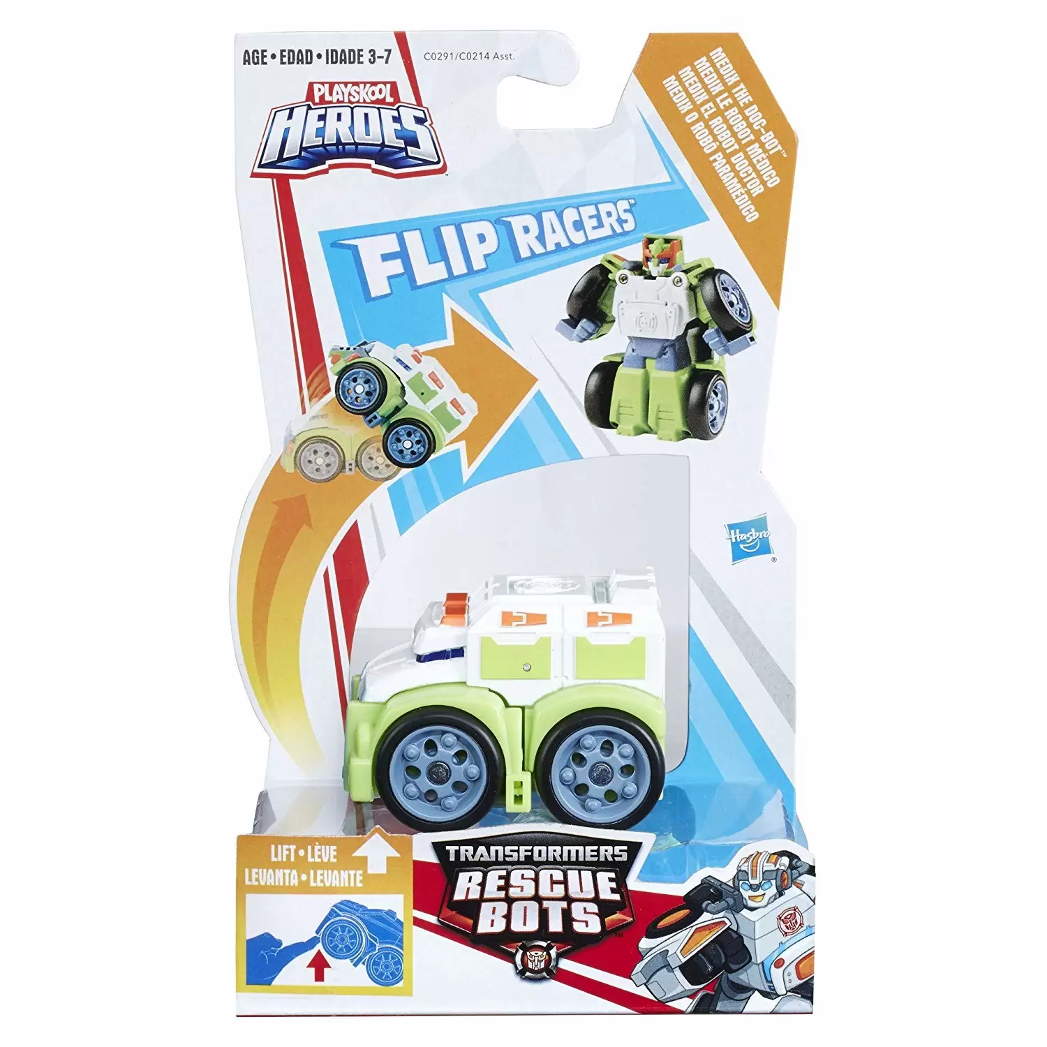 Transformers Rescue Bots - Flip Racers - Medix The Doc-Bot