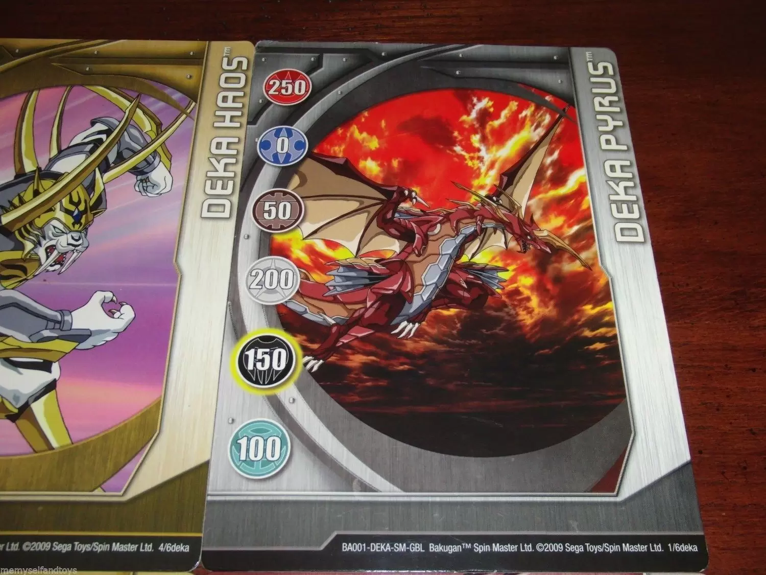 Bakugan Battle Brawlers Cards - Deka Pyrus