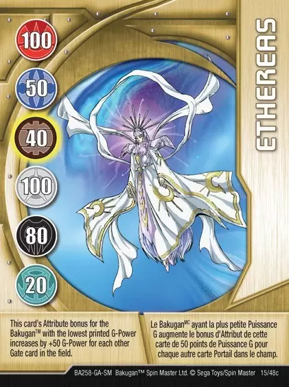 Bakugan Battle Brawlers Cards - Ethereas