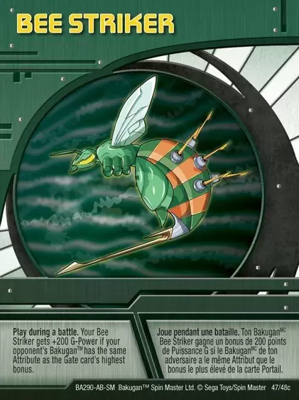 Bakugan SHINY DEVIL Green Ability Card Battle Brawlers 47/48e