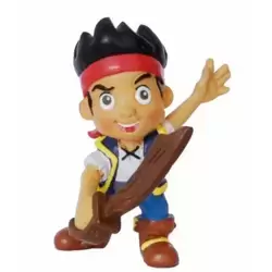 Jake the Pirate and his wooden sword