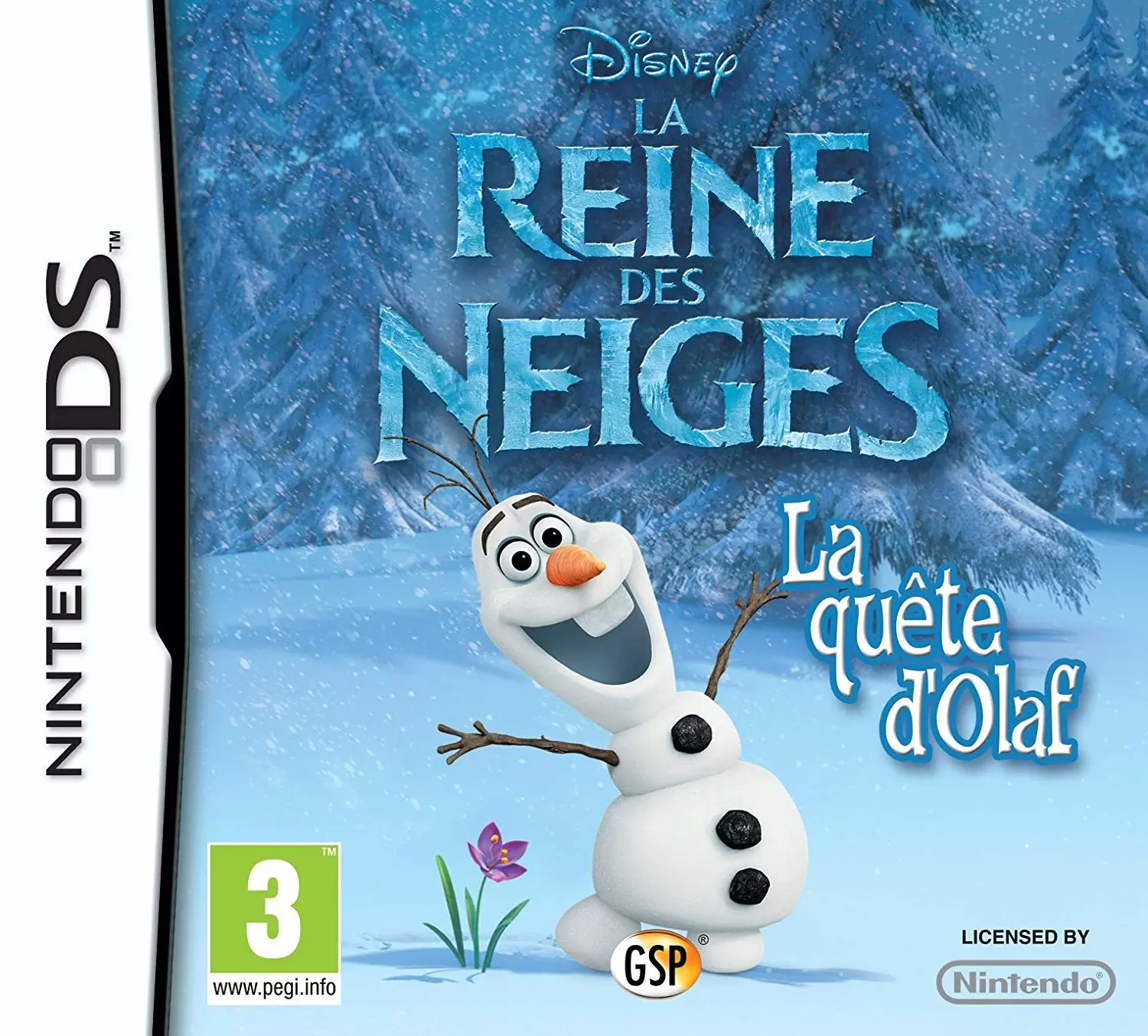 Jeux Nintendo DS - La Reine des Neiges - La Quête d\'Olaf