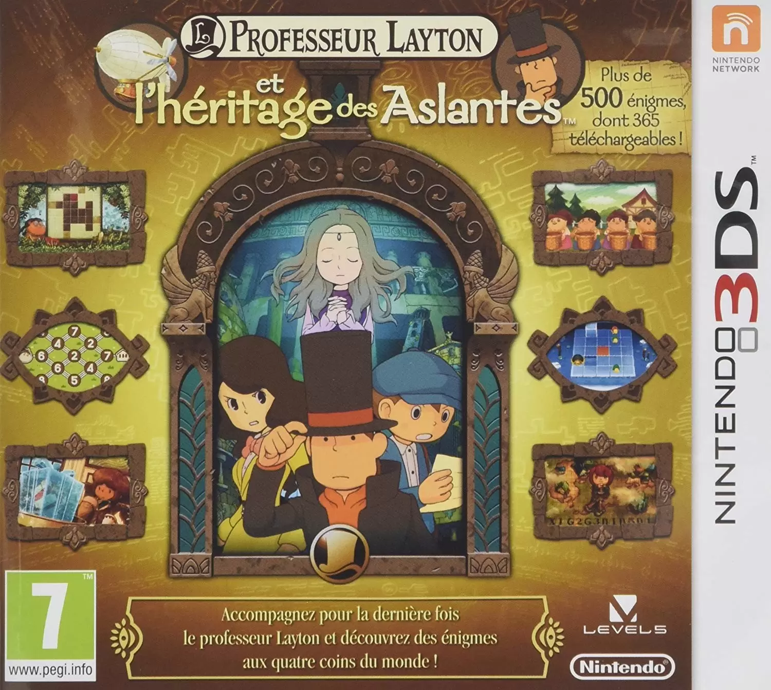 Jeux Nintendo 2DS / 3DS - Professeur Layton et l\'héritage des Aslantes