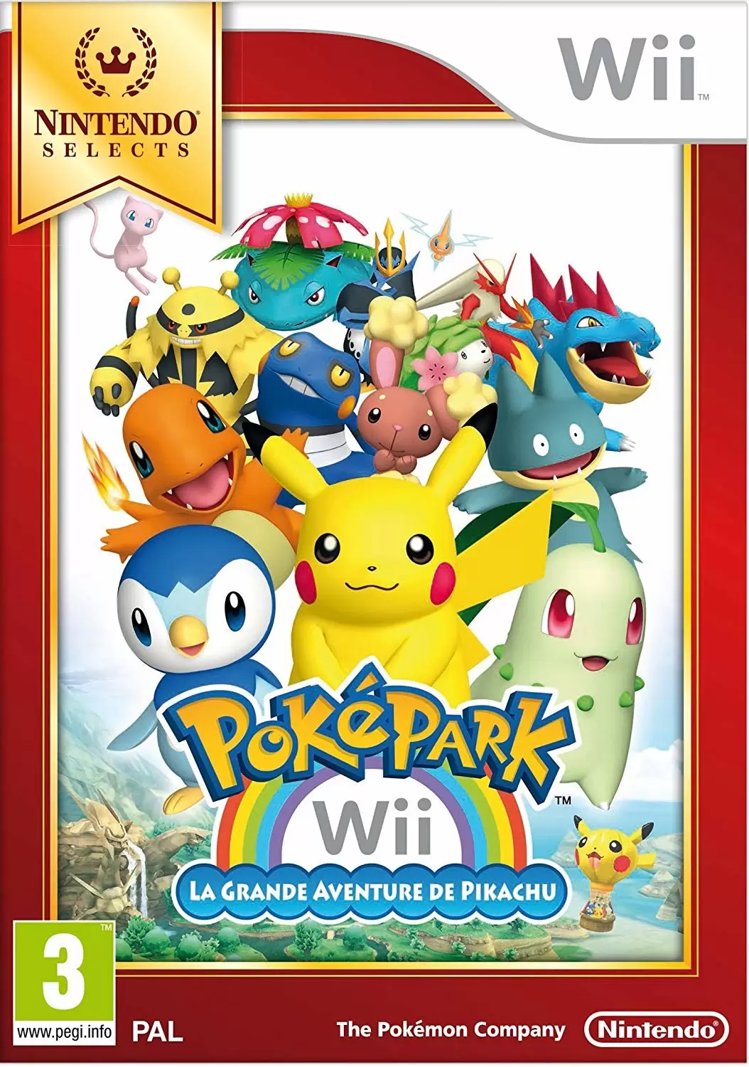 Jeux Nintendo Wii - Pokepark : La Grande aventure de Pikachu (Nintendo Selects)