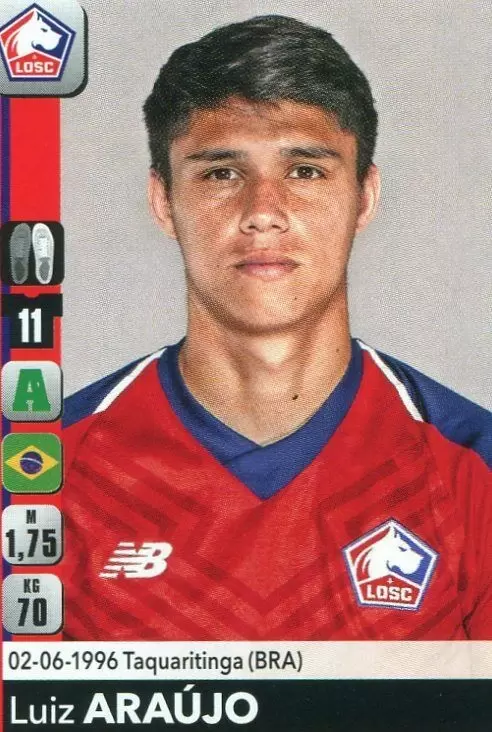 Championnat de France 2018-2019 - Luiz Araújo - LOSC Lille