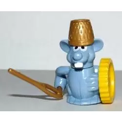 Souris guerrière et une aiguille