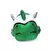 Clownflapper Dark Green