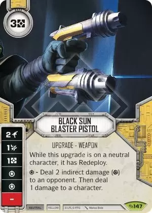 A travers la Galaxie - Black Sun Blaster Pistol