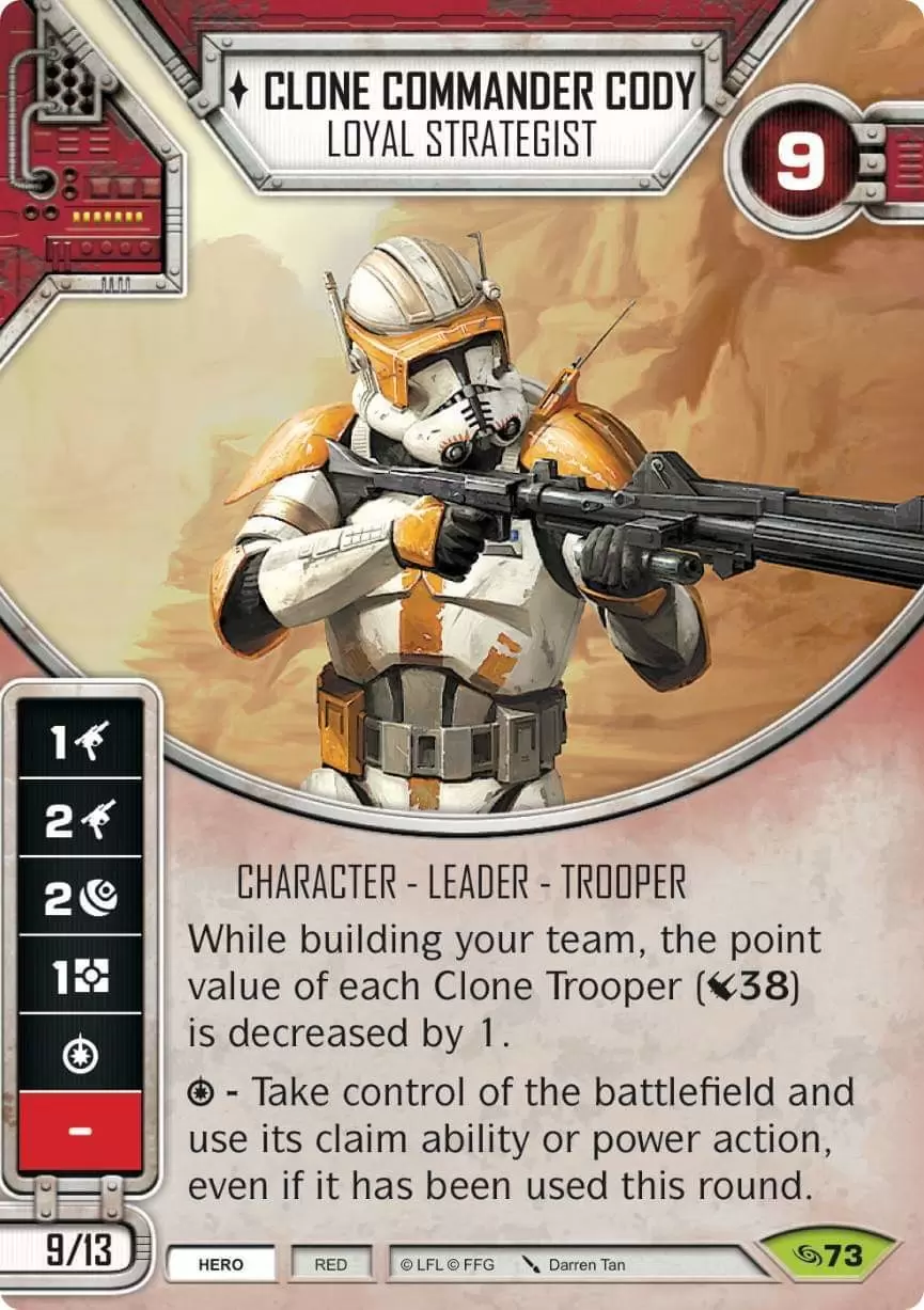 A travers la Galaxie - Clone Commander Cody - Loyal Strategist