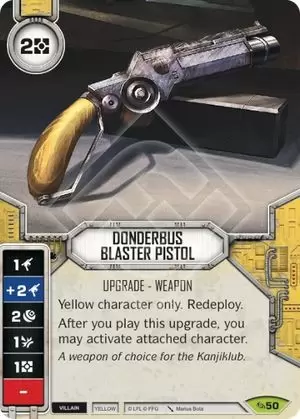 A travers la Galaxie - Donderbus Blaster Pistol