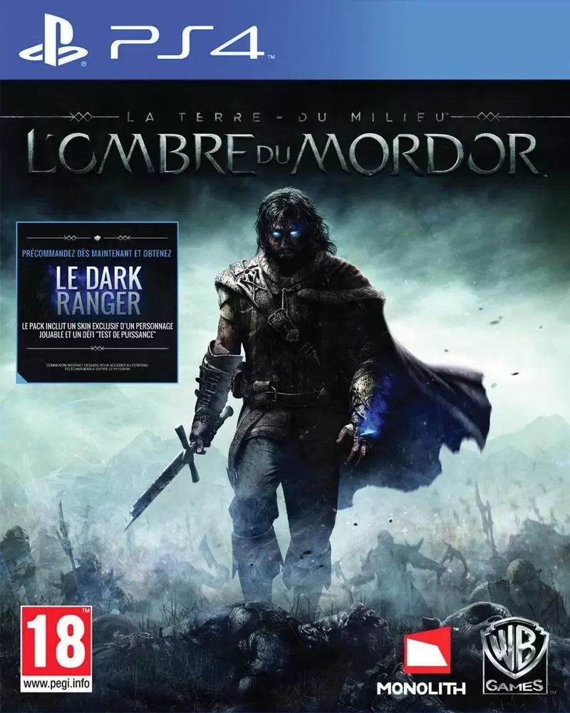 Jeux PS4 - La Terre du Milieu - L\'Ombre du Mordor