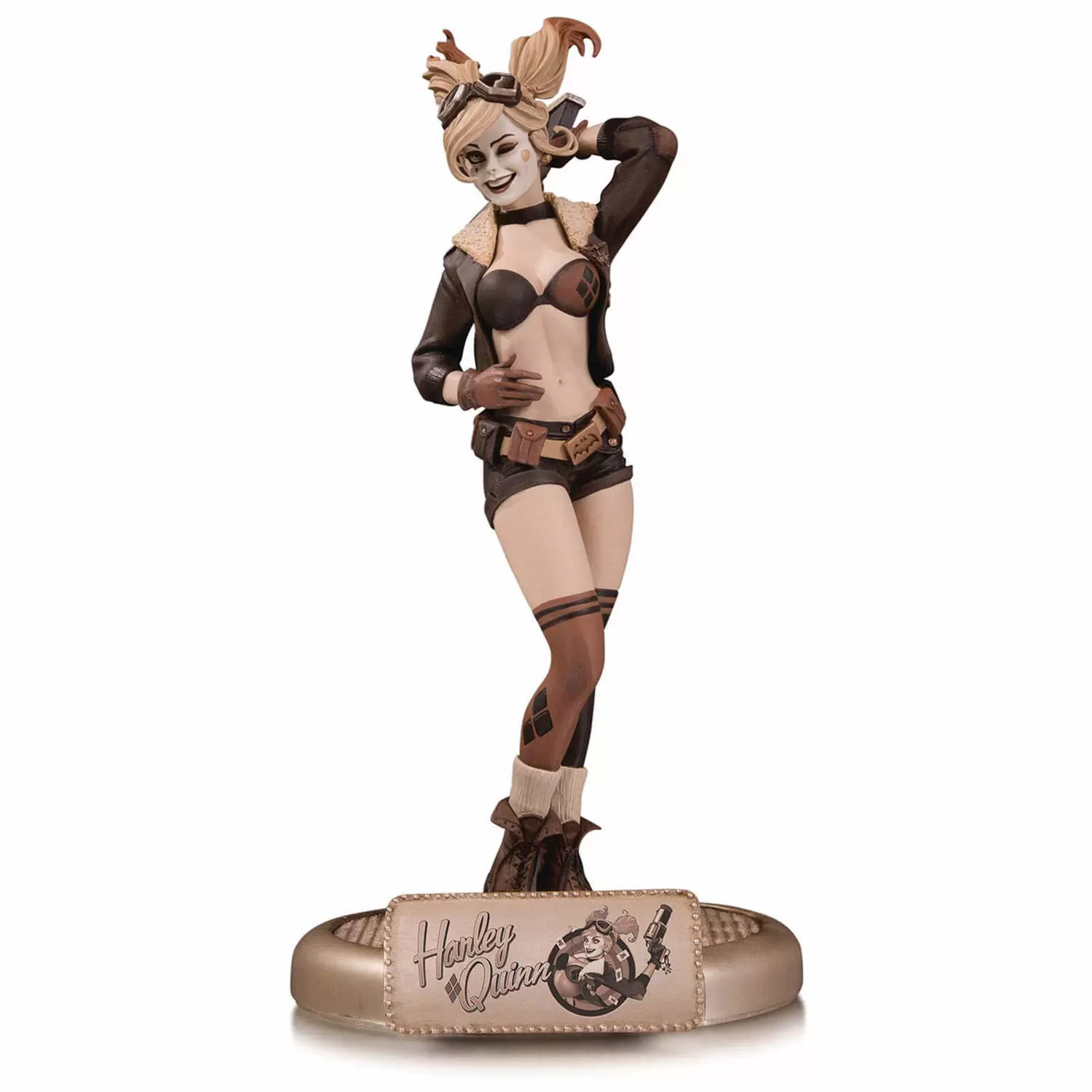 DC Collectibles Statues - Harley Quinn Sepia - DC Bombshells