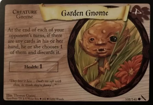 Harry Potter - The Chamber of Secrets - Garden Gnome