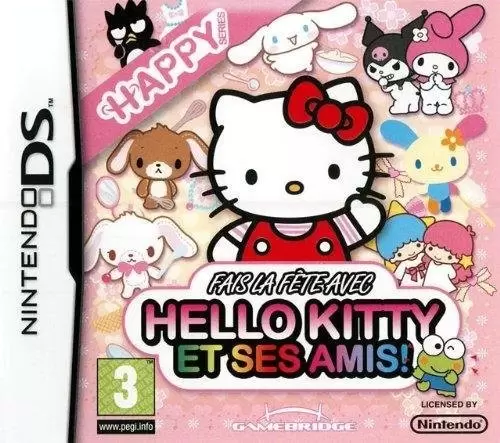 Nintendo DS Games - Fais la fête avec Hello Kitty et ses amis