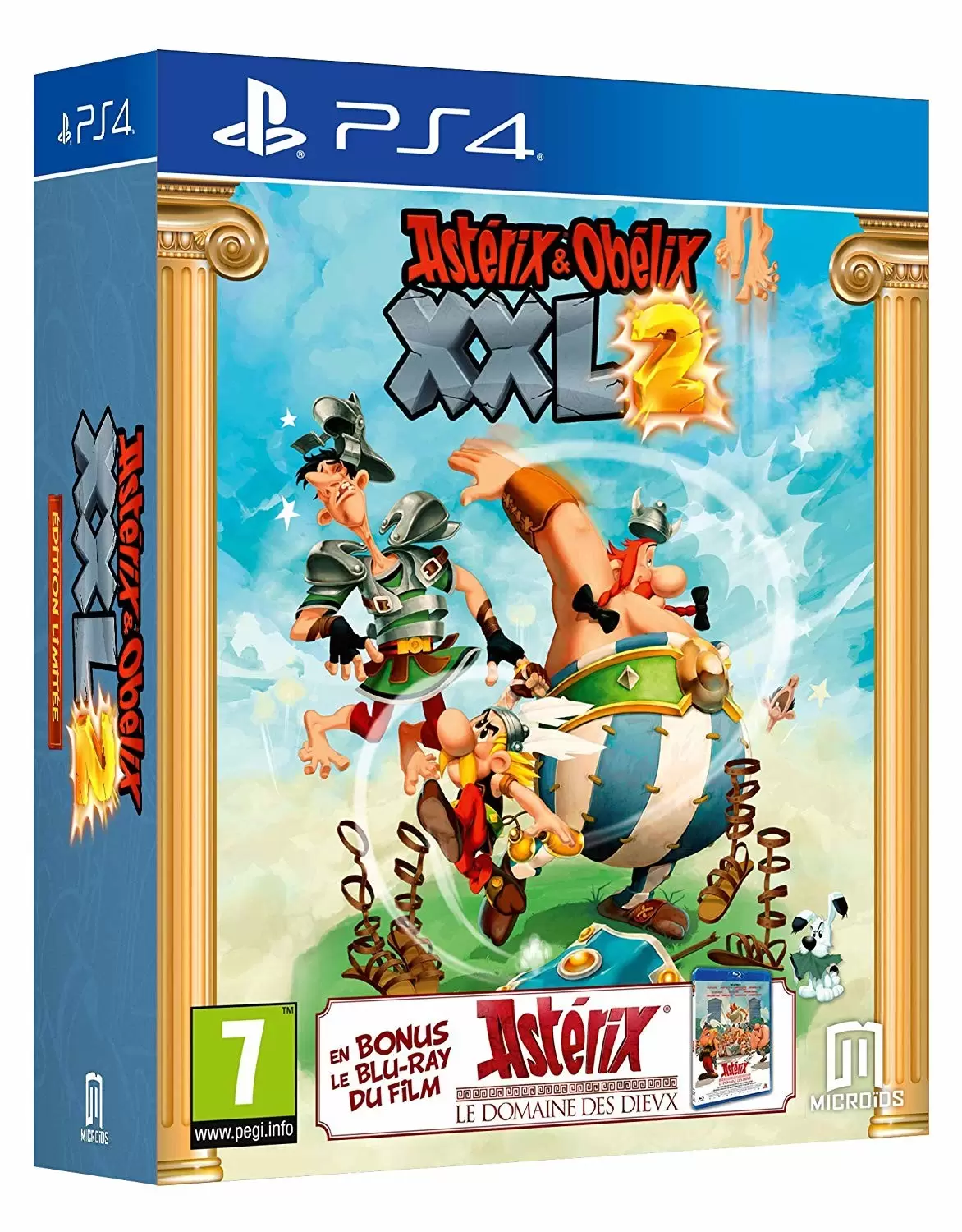 PS4 Games - Astérix & Obélix XXL2 + Blu-ray Astérix Le Domaine des Dieux