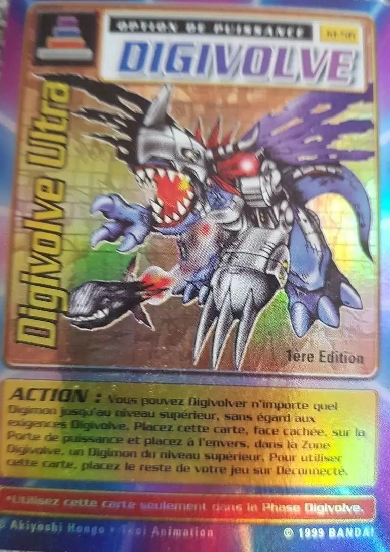 Carte Digimon JD - Digivolve Ultra 1ère Edition foil