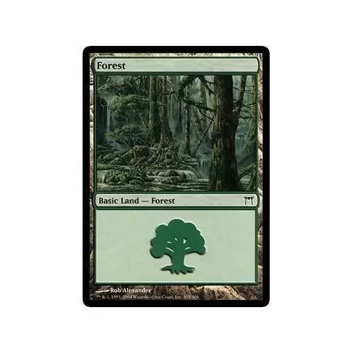 Guerriers de Kamigawa - Forêt Foil