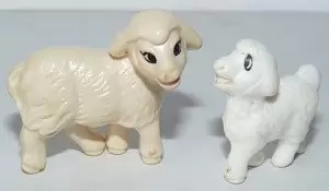 Animaux et leur petit - 1996 - Brebis et agneau