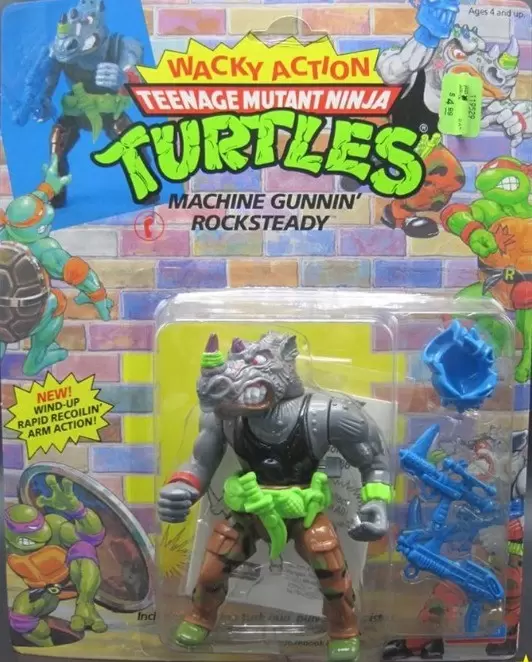 Vintage Teenage Mutant Ninja Turtles (TMNT) - Machine Gunnin’ Rocksteady