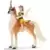 Elfe sur une licorne femme