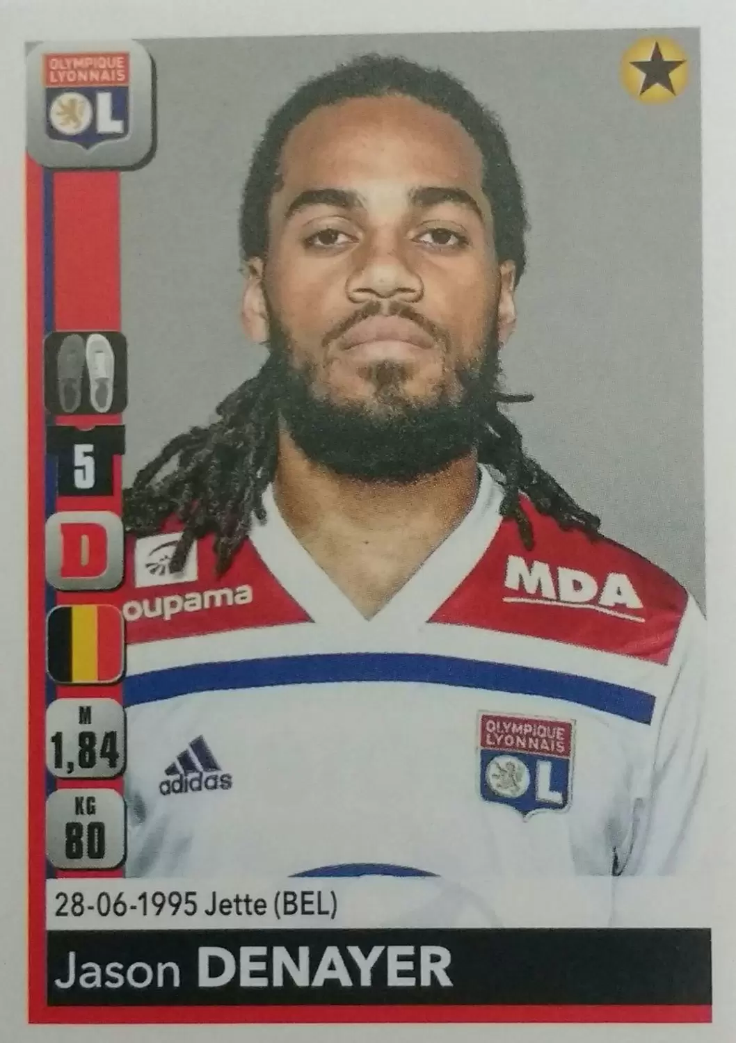 Championnat de France 2018-2019 - Jason Denayer - Olympique Lyonnais