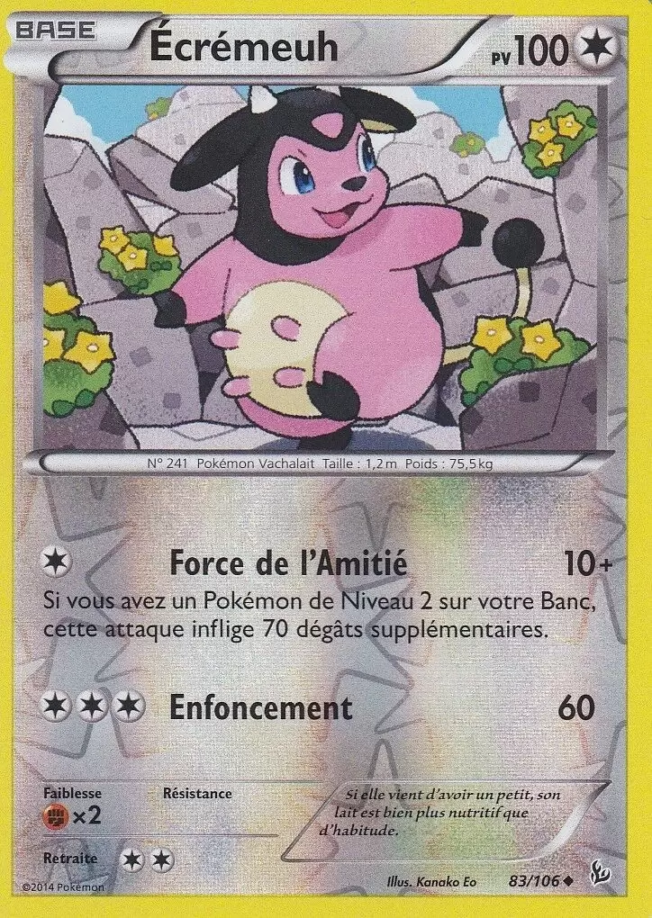 Pokémon XY Etincelles - Écrémeuh Reverse