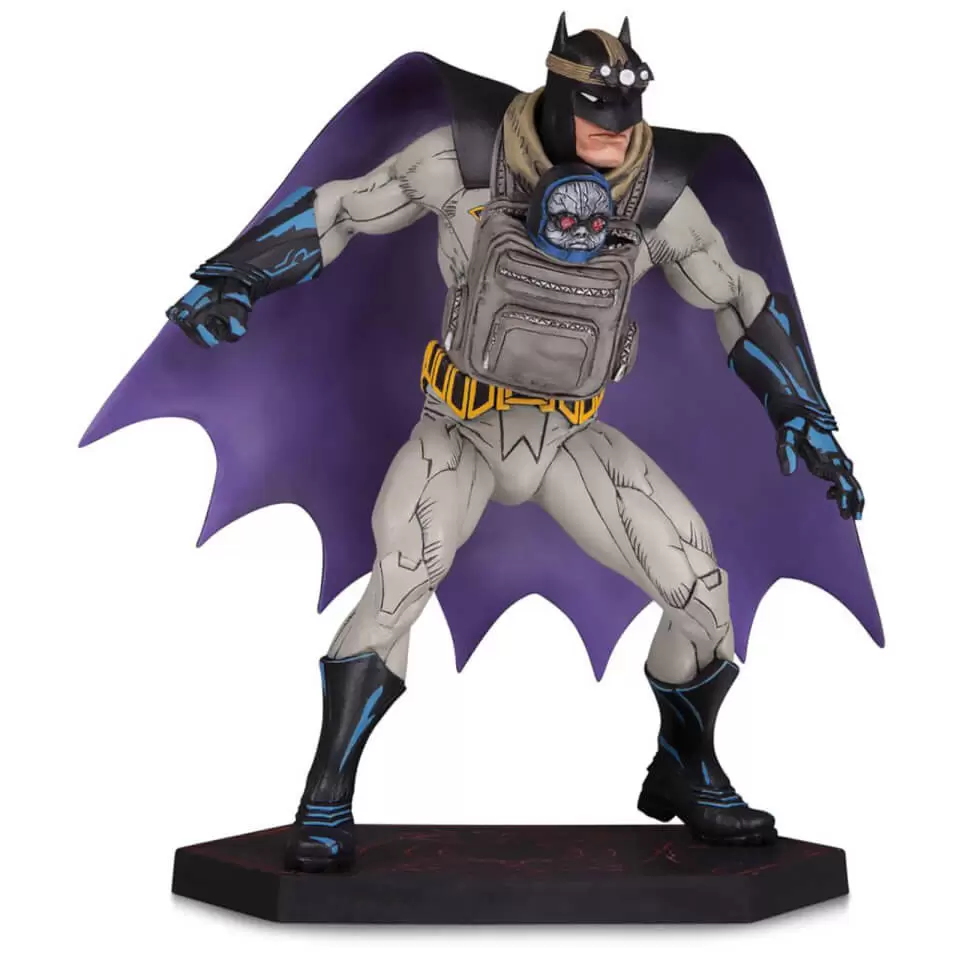 DC Collectibles Statues - Metal Batman with Darkseid Baby - Dark Nights