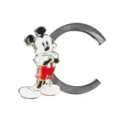 Disneyland Paris Pin's letter C Mickey Mouse