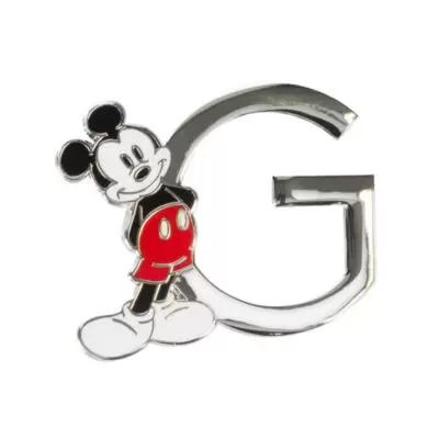 Mickey Alphabet (Disneyland Paris) - Disneyland Paris Pin\'s lettre G Mickey Mouse