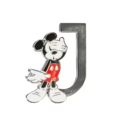 Mickey Alphabet (Disneyland Paris) - Disneyland Paris Pin\'s lettre J Mickey Mouse