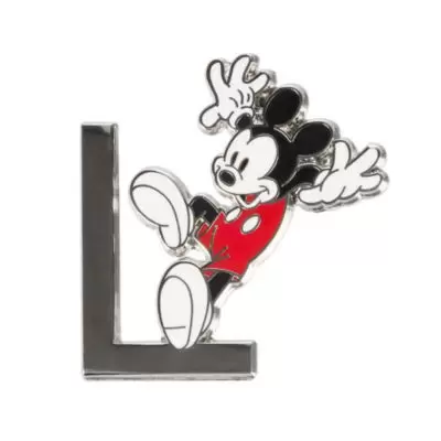 Mickey Alphabet (Disneyland Paris) - Disneyland Paris Pin\'s lettre L Mickey Mouse