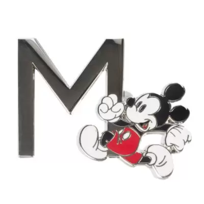 Mickey Alphabet (Disneyland Paris) - Disneyland Paris Pin\'s lettre M Mickey Mouse