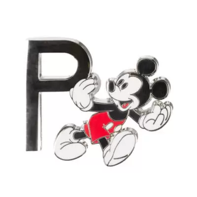 Mickey Alphabet (Disneyland Paris) - Disneyland Paris Pin\'s letter P Mickey Mouse