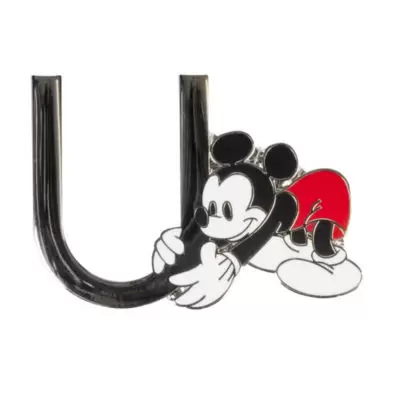 Mickey Alphabet (Disneyland Paris) - Disneyland Paris Pin\'s lettre U Mickey Mouse