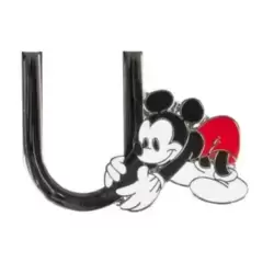 Disneyland Paris Pin's lettre U Mickey Mouse
