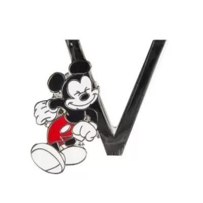 Mickey Alphabet (Disneyland Paris) - Disneyland Paris Pin\'s lettre V Mickey Mouse