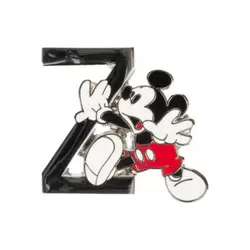 Disneyland Paris Pin's letter Z Mickey Mouse