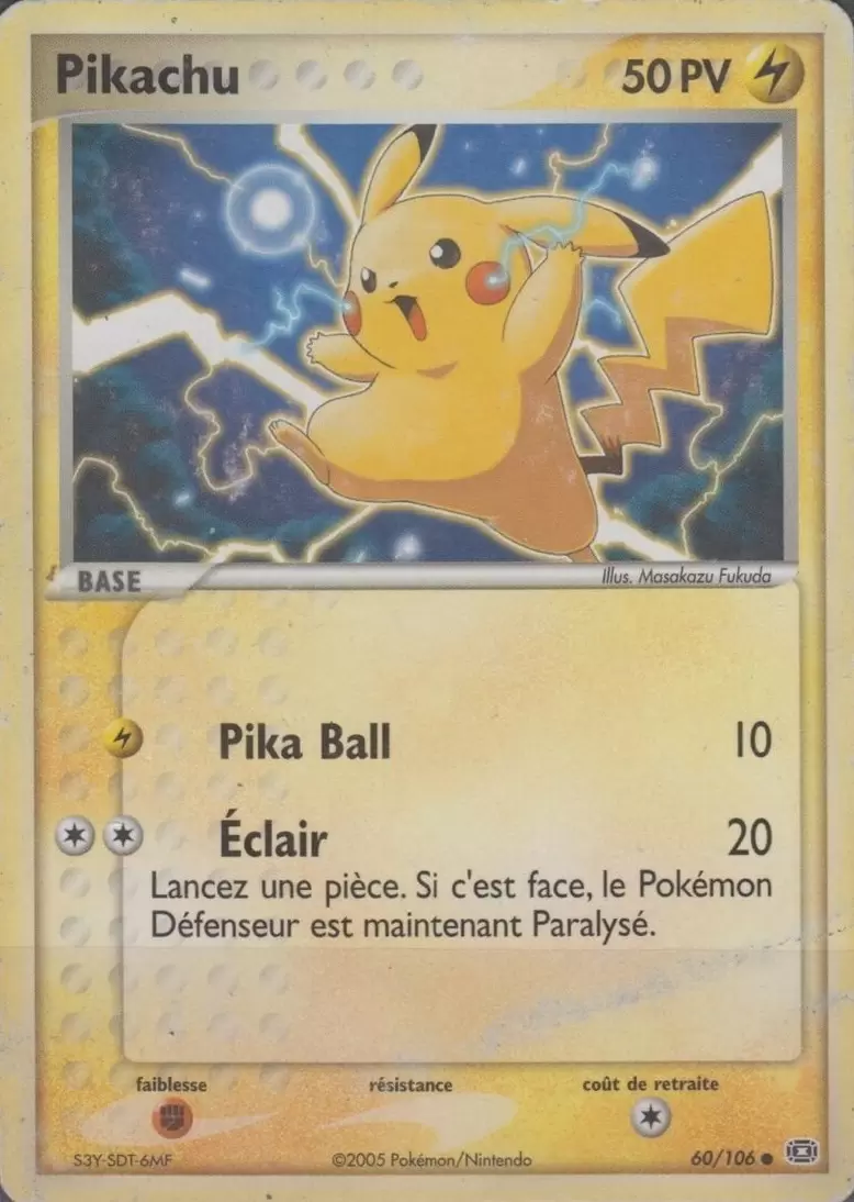 EX Emeraude - Pikachu