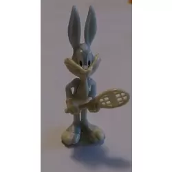 Bugs Bunny with tennis racket