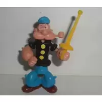 Popeye avec épée jaune